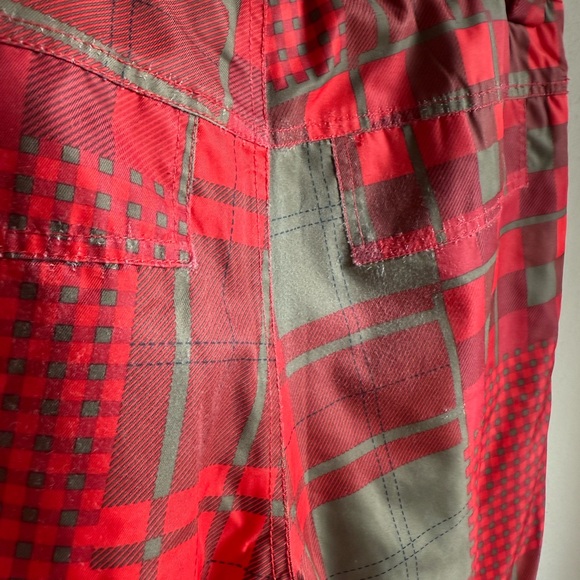 Orage Prime 10 Boys Red & Tan Plaid Insulated Ski Pants sz: XXL or 16 - Picture 9 of 15
